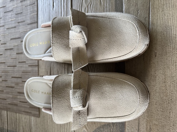 Cole Haan Suede Wedge Sandal - Picture 1 of 7